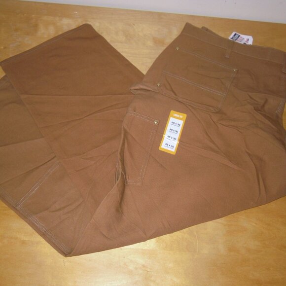 Vintage Carhartt Double Knee Brown Duck Utility Pants 46 X 30 NWT USA Loose Fit - Picture 6 of 6